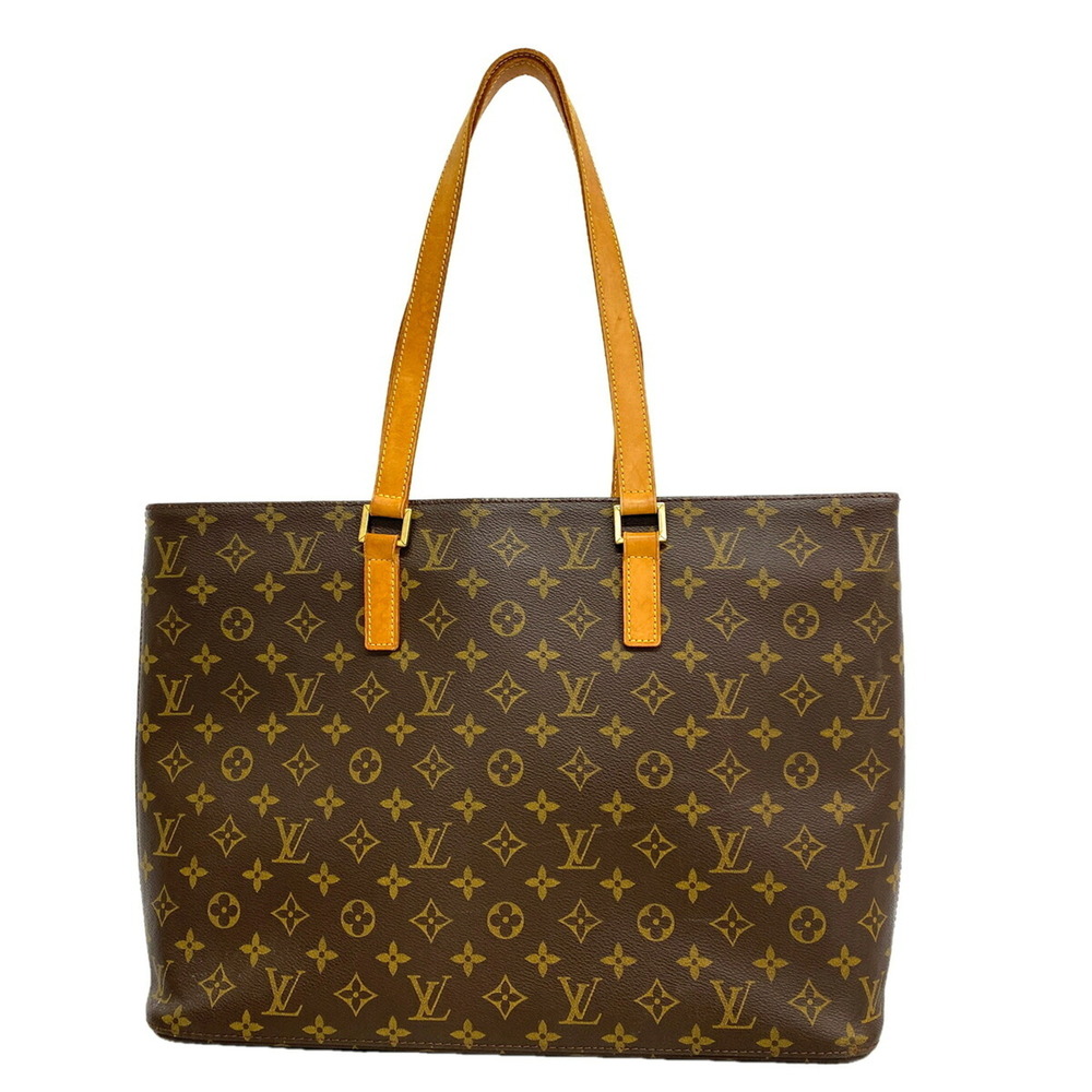 Louis Vuitton Monogram Luco Tote Bag M51155 Brown Women's